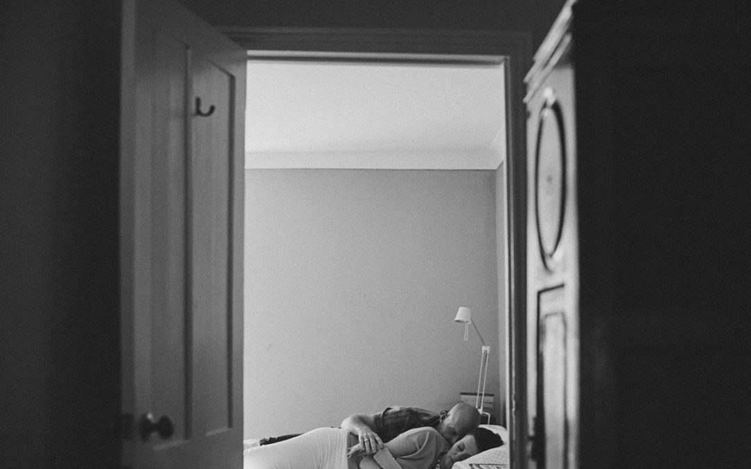 At Home Couple Shoot // Léonie + Adam