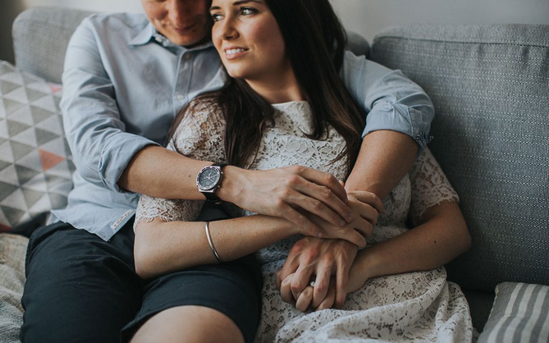 London At Home Engagement | Jacki + Greg