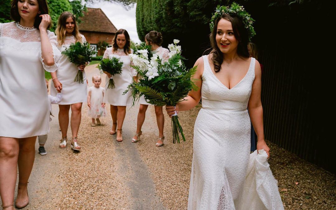 Rustic, Boho Wedding at Gaynes Park