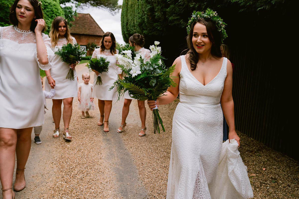 Rustic, Boho Wedding at Gaynes Park
