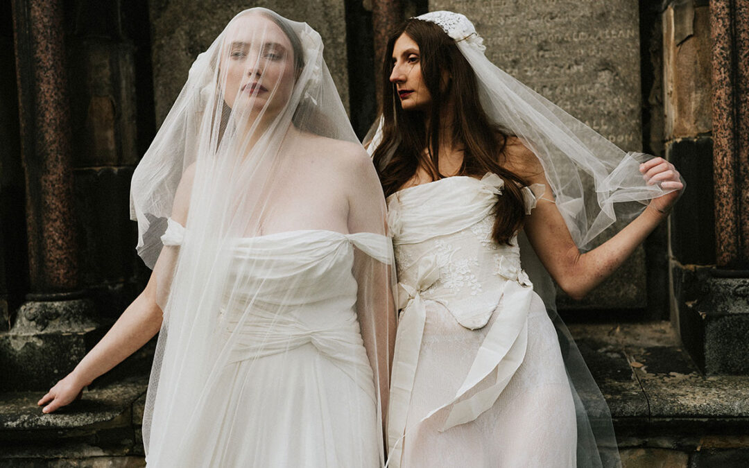Luna Bea Bride – Gothic Bridal Editorial, Edinburgh