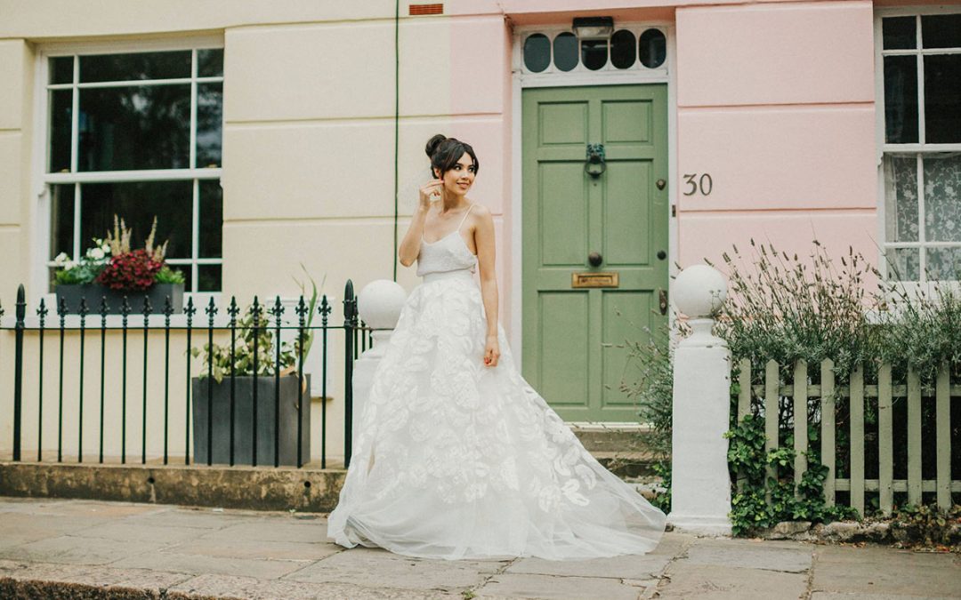 London Bride Shoot for Crown and Glory with Rock n Roll Bride